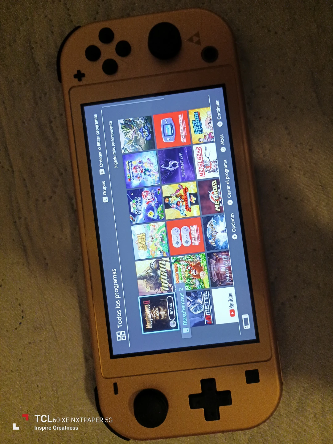 Nintendo switch lite Zelda versión colección - photo 3