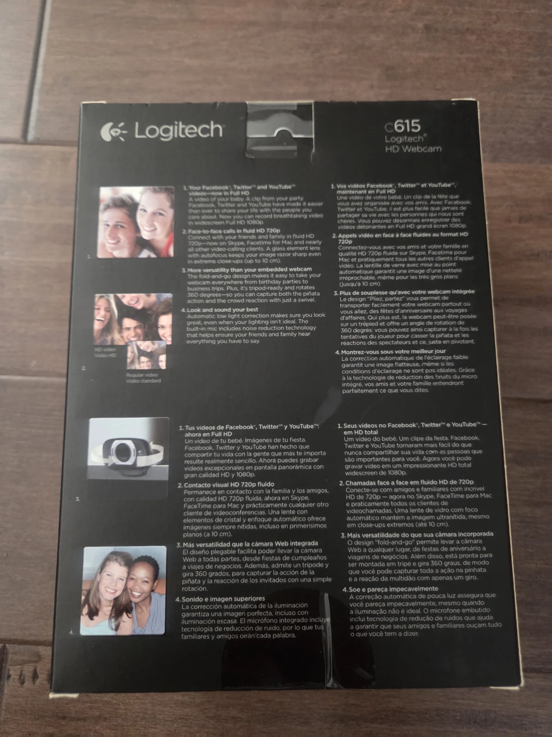 NEW Logitech C615 HD Webcam - photo 2