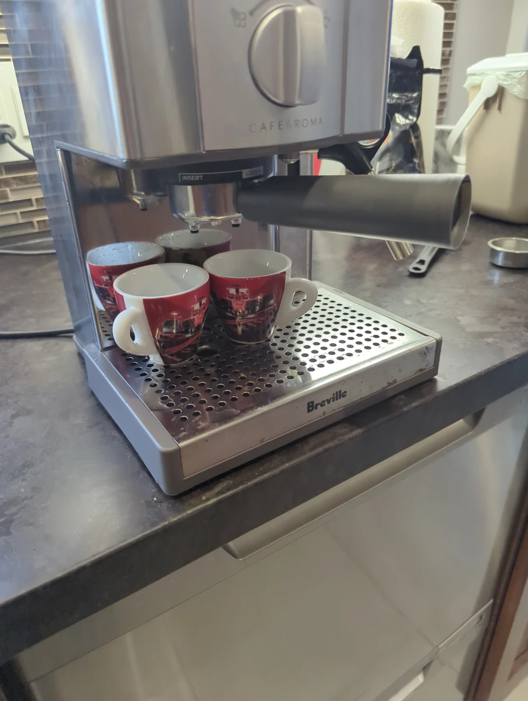 Breville Cafe Roma Espresso Machine - photo 5