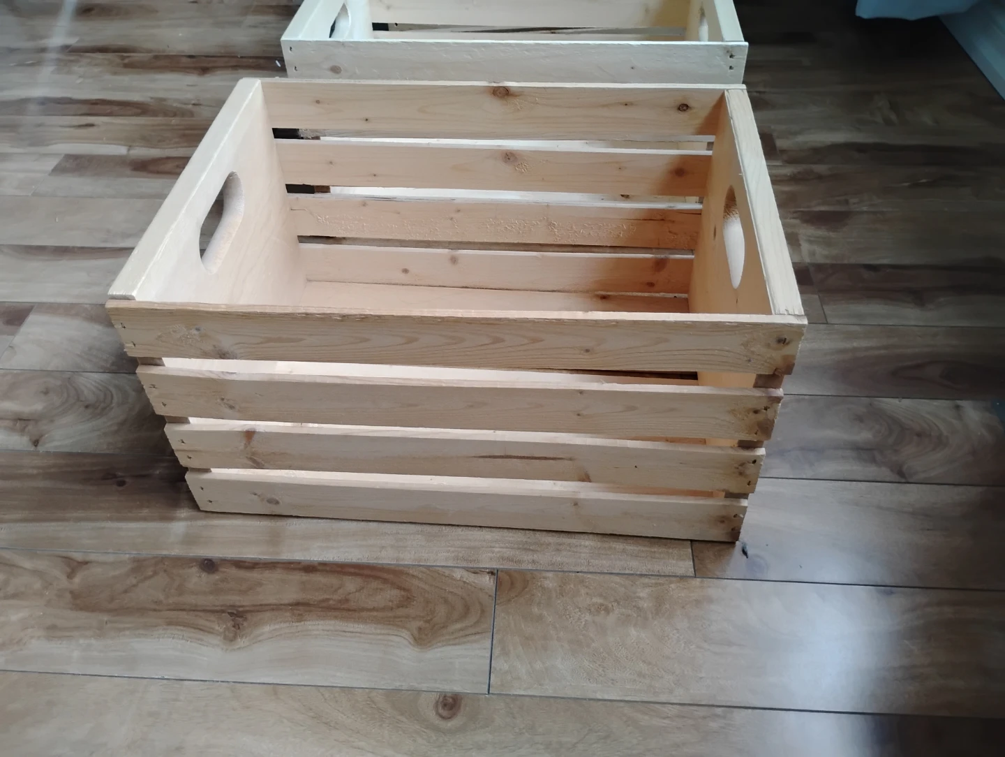 Set of 3 Wooden Crates - photo 2