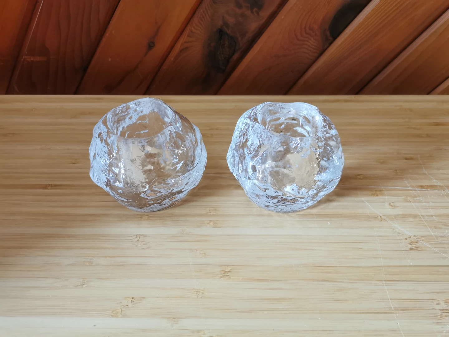 Kosta Boda Snowball Candle Holders Set of 2 – Ann Wolff Design - photo 2