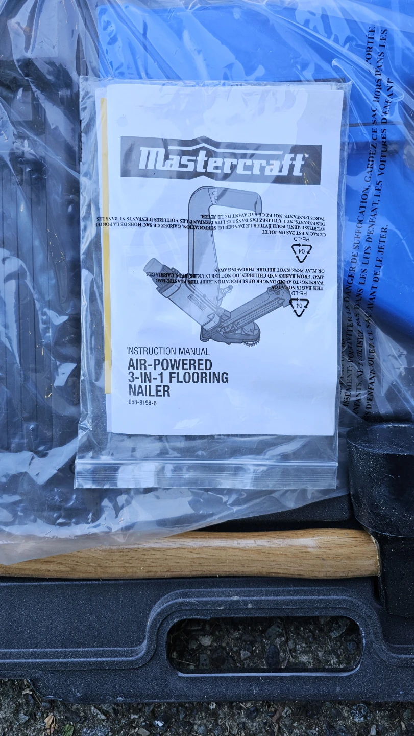 Mastercraft Air-Powered 3-in-1 Flooring Nailer - photo 3