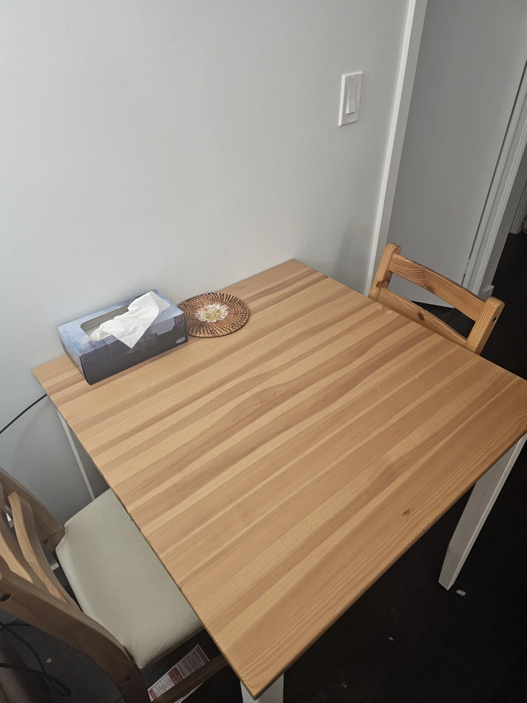 Ikea Dining table & 2 chairs set