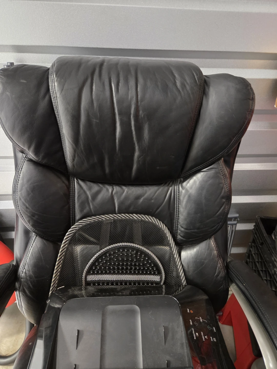 Black Faux Leather Executive Office Chair