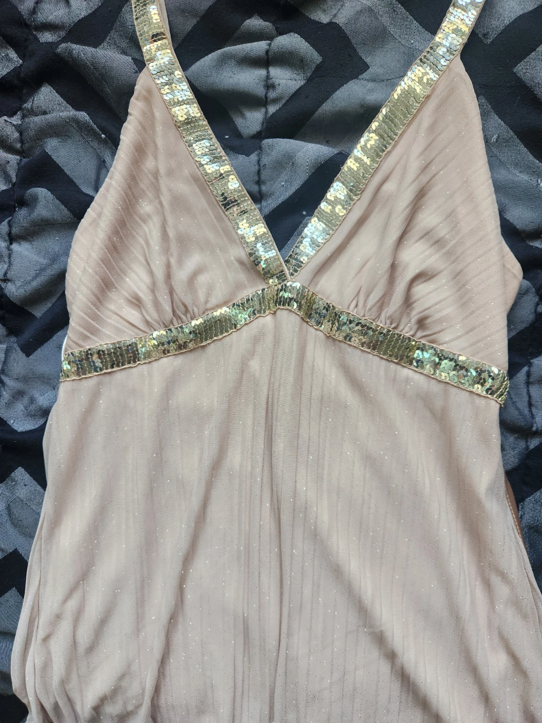 Guess Jeans Sequin Embellished Camisole Top - Size Medium