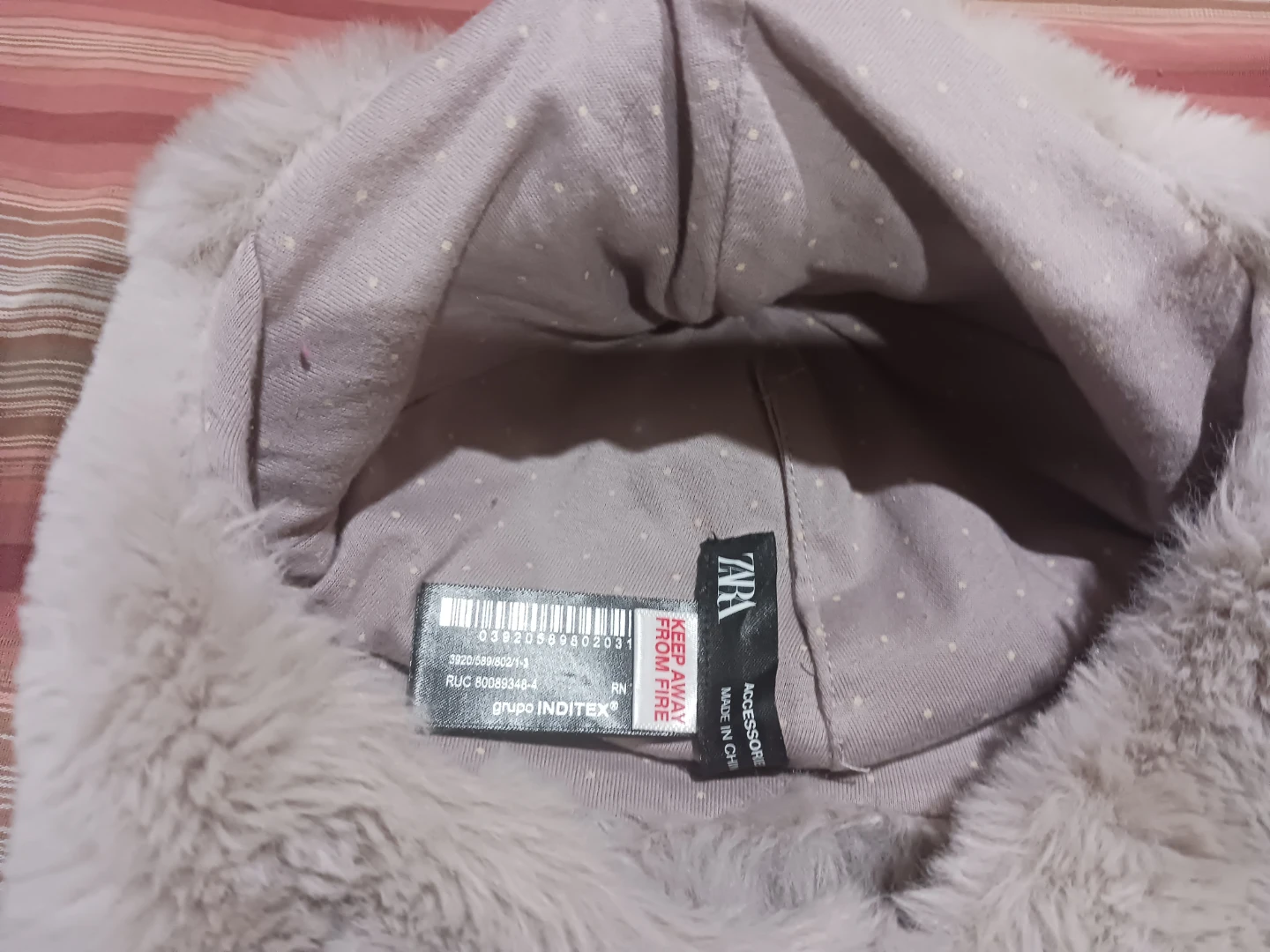 Zara Gray Faux Fur Hat with Ears - photo 4