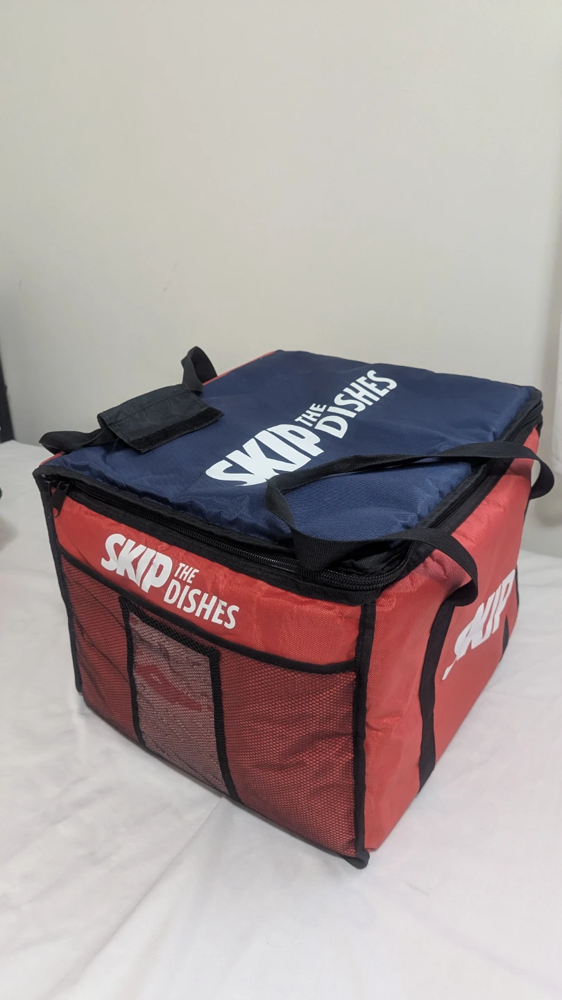 SkipTheDishes Insulated Food Delivery Bag