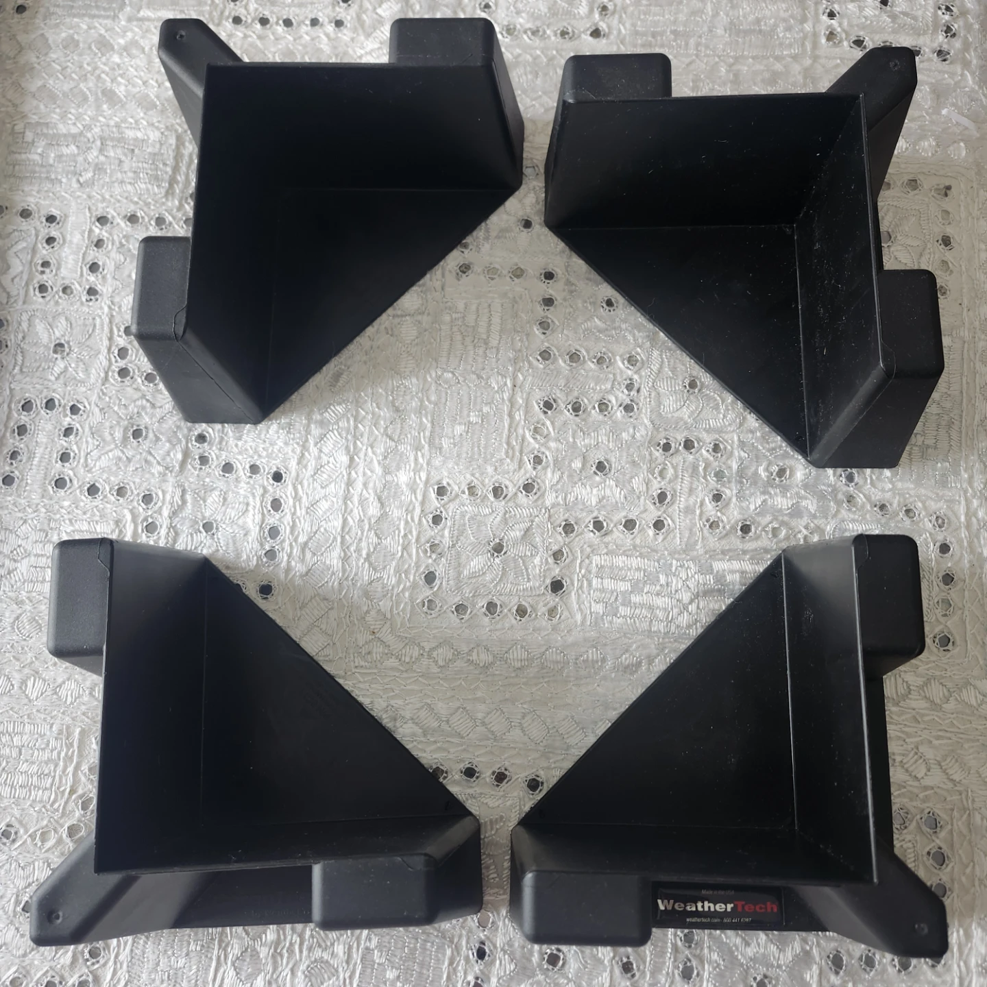 WeatherTech Black Corner blocks (Set of 4) - photo 2