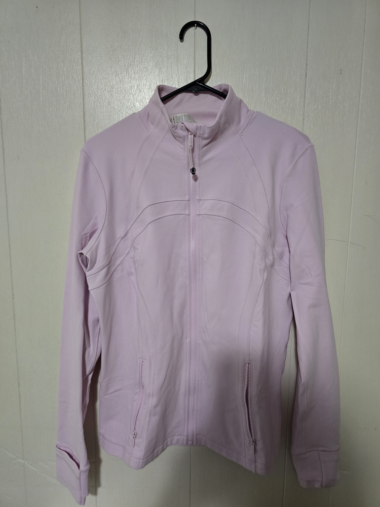 Lululemon Light Pink Track Jacket Size 12