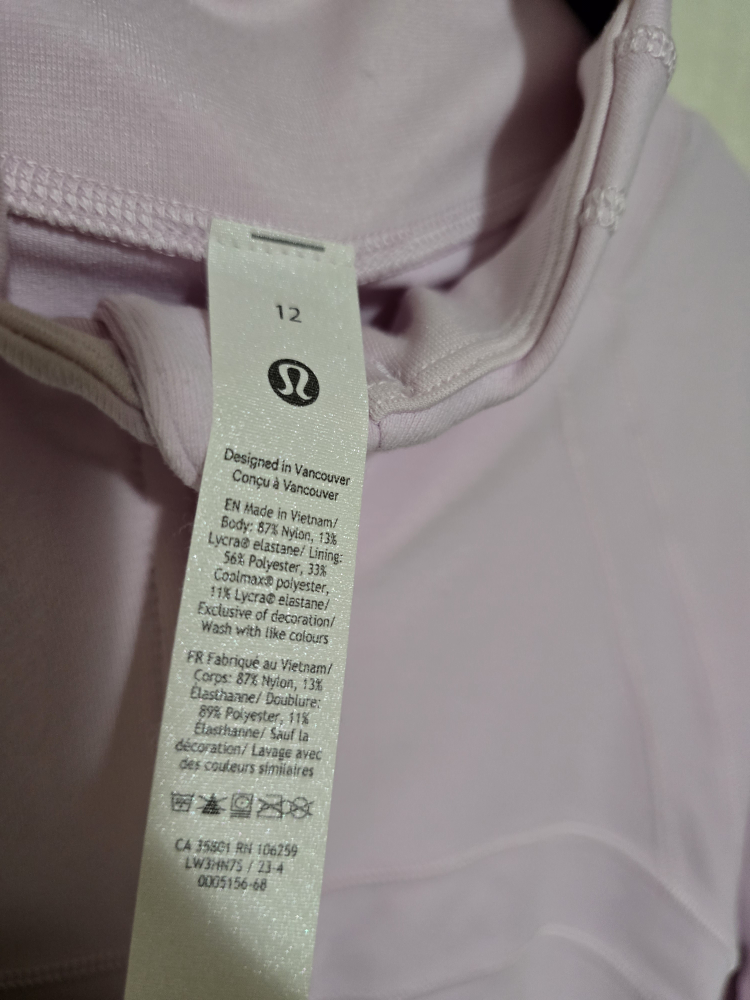 Lululemon Light Pink Track Jacket Size 12 - photo 3