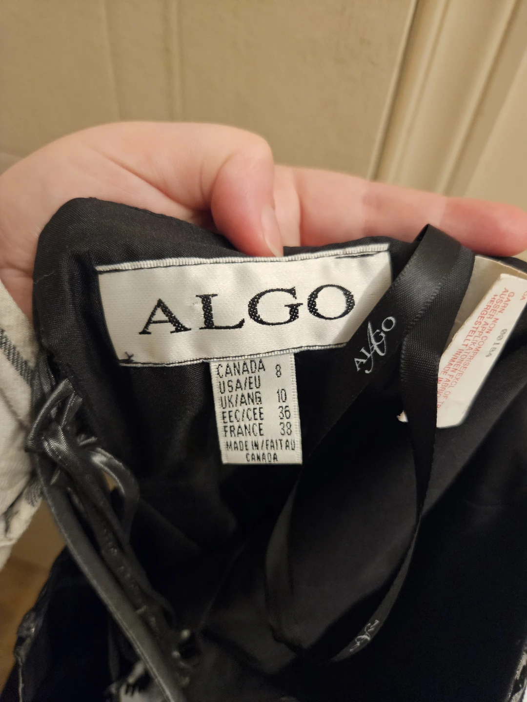 ALGO Black Formal Dress Size 8 - photo 5