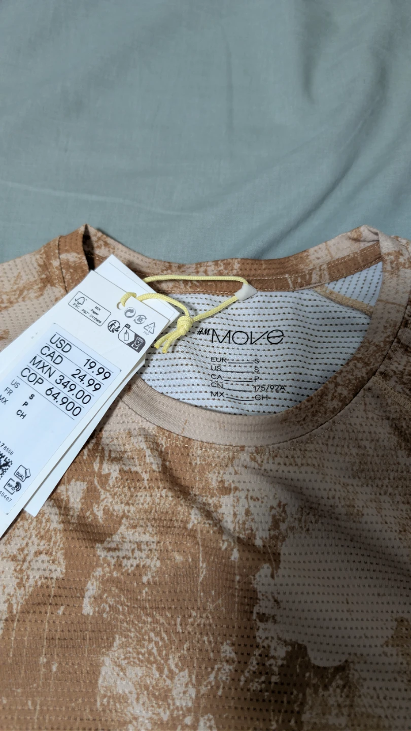 H&M Move Men's Short Sleeve T-Shirt - Size S - photo 3