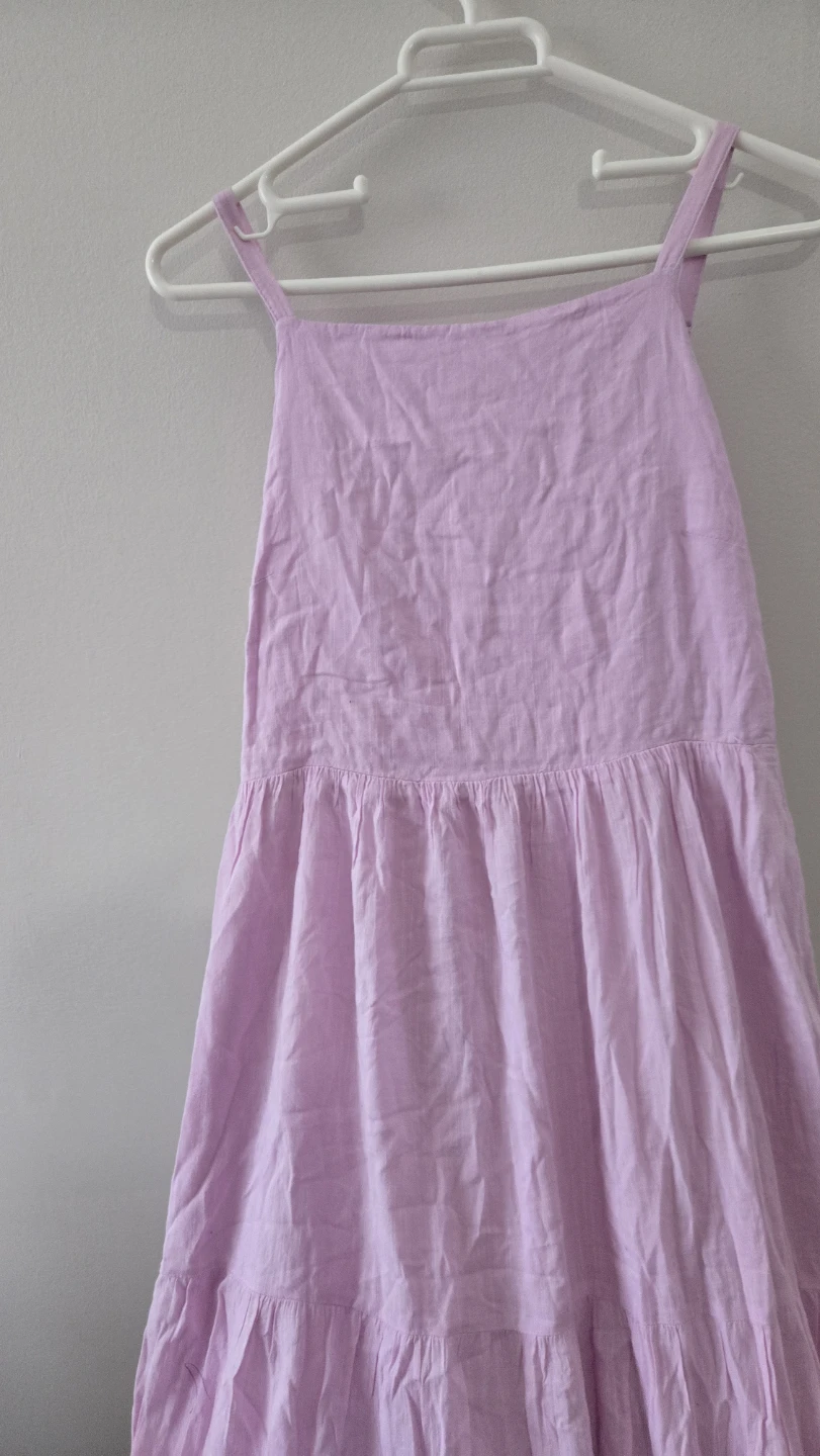 Old Navy Pink Tiered Maxi Dress Size Small 💞👚 - photo 4