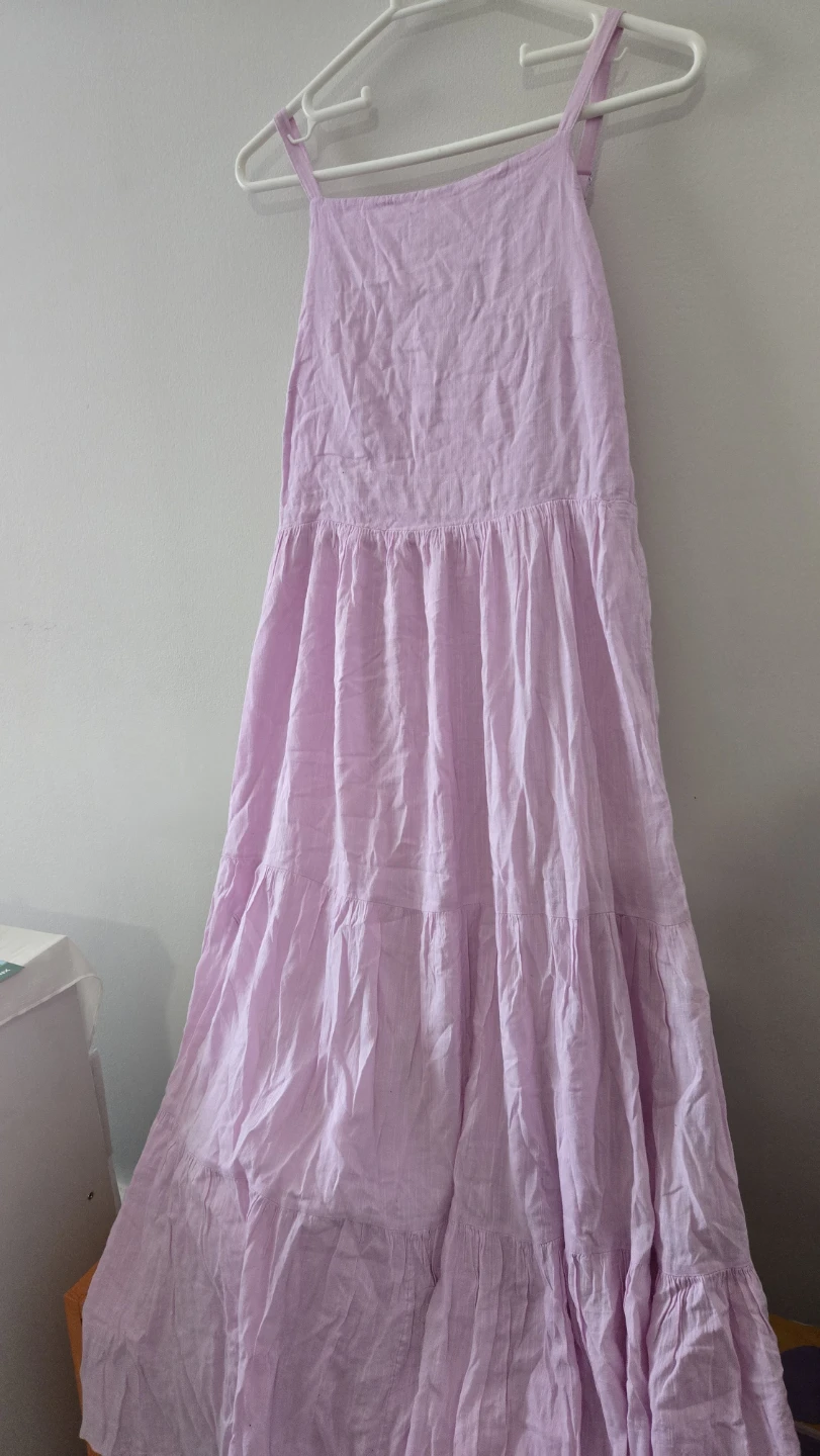 Old Navy Pink Tiered Maxi Dress Size Small 💞👚 - photo 3