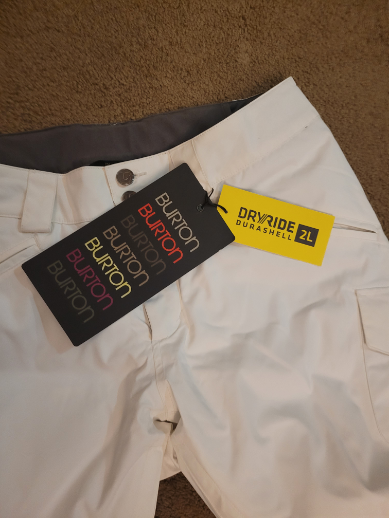 Burton Dryride 2L Snow Pants - White