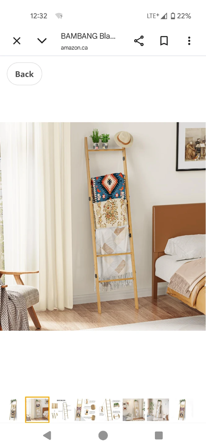 Wooden decorative ladder - photo 3