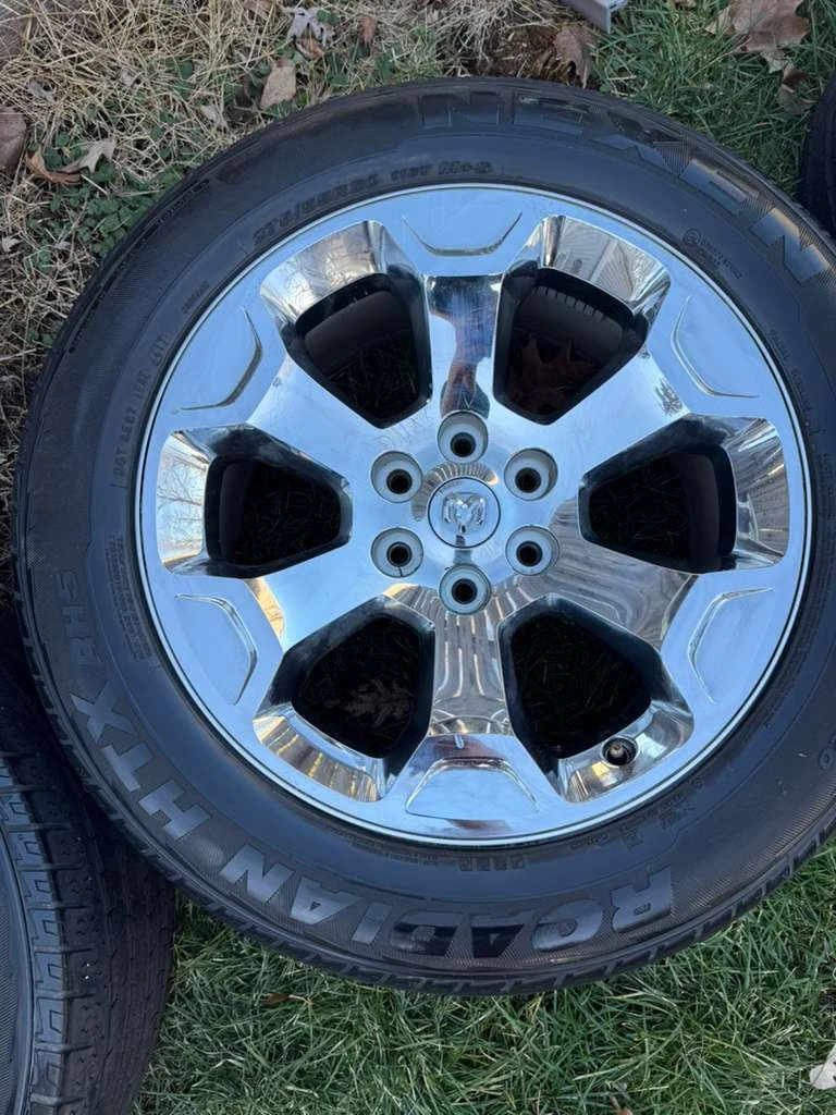 Dodge Ram 20 inch Chrome Wheels with Tires - photo 2