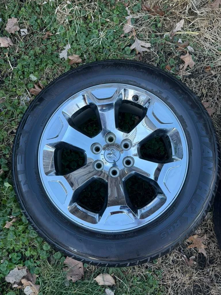 Dodge Ram 20 inch Chrome Wheels with Tires - photo 3
