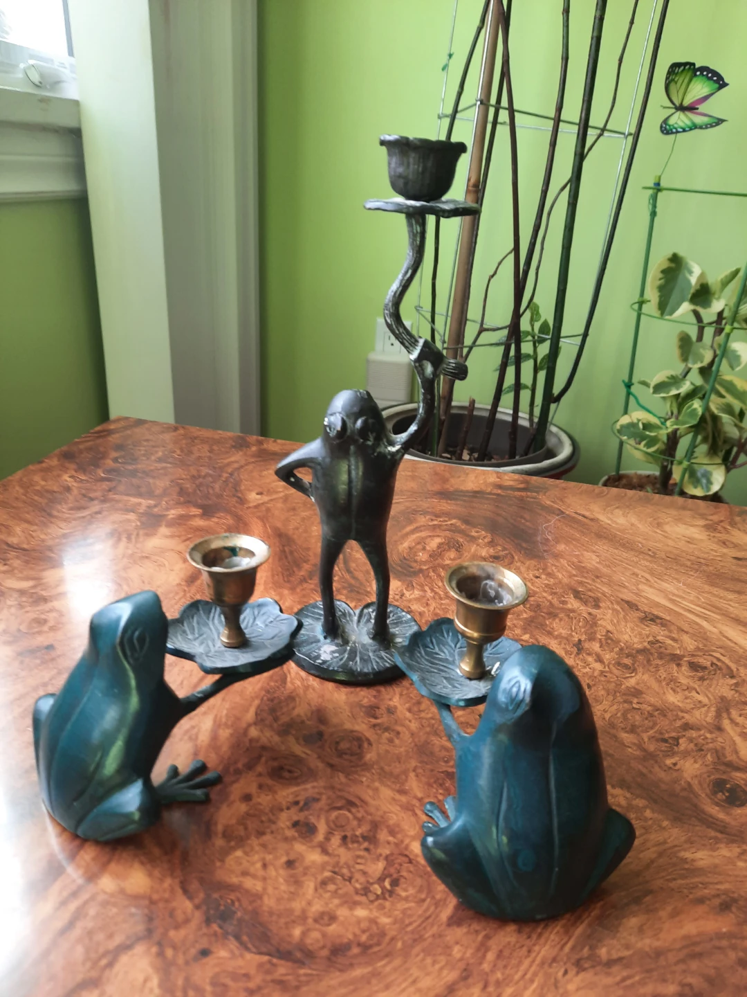 Frog Candlestick Holders Set - photo 4