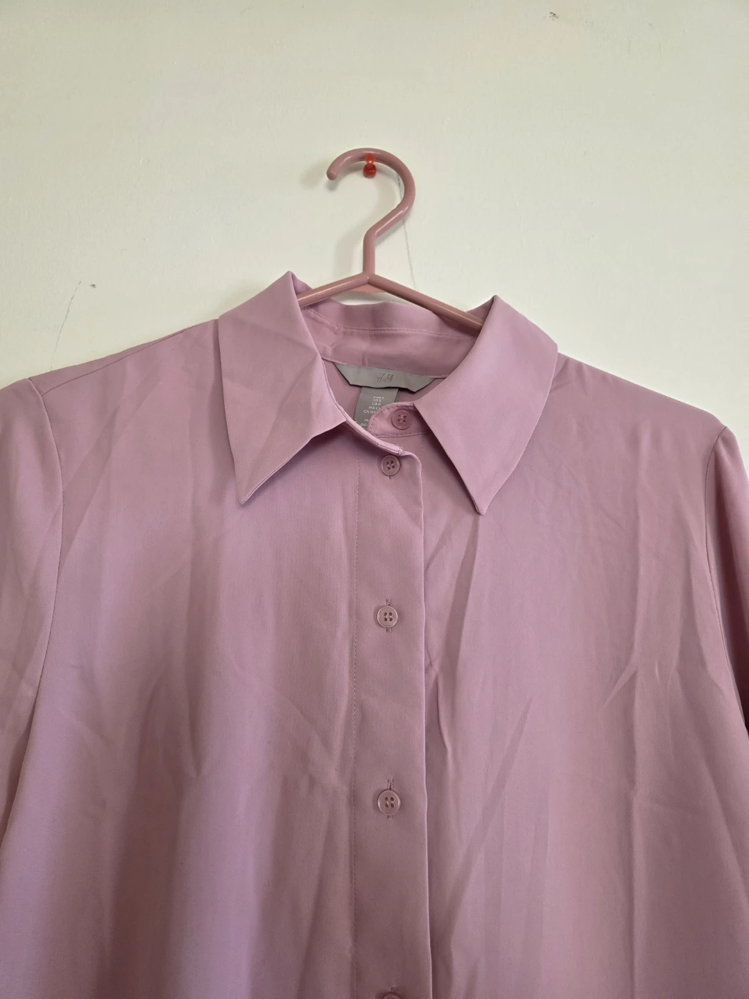 New tagged H&M Button-Up Shirt - Pink - photo 4