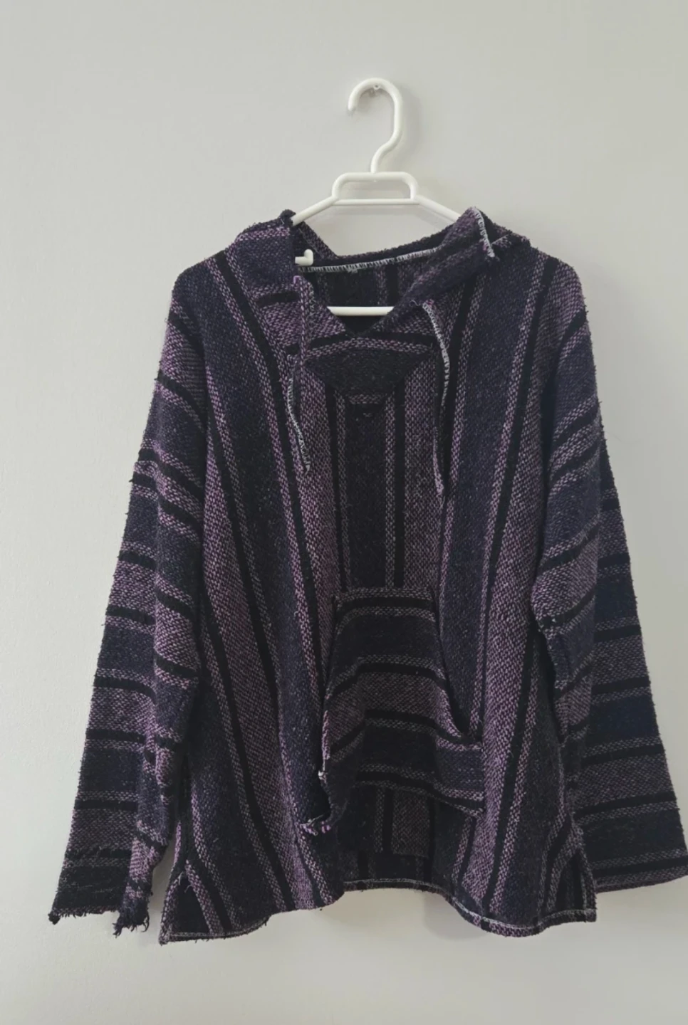 Purple Striped Mexican Hoodie 💜