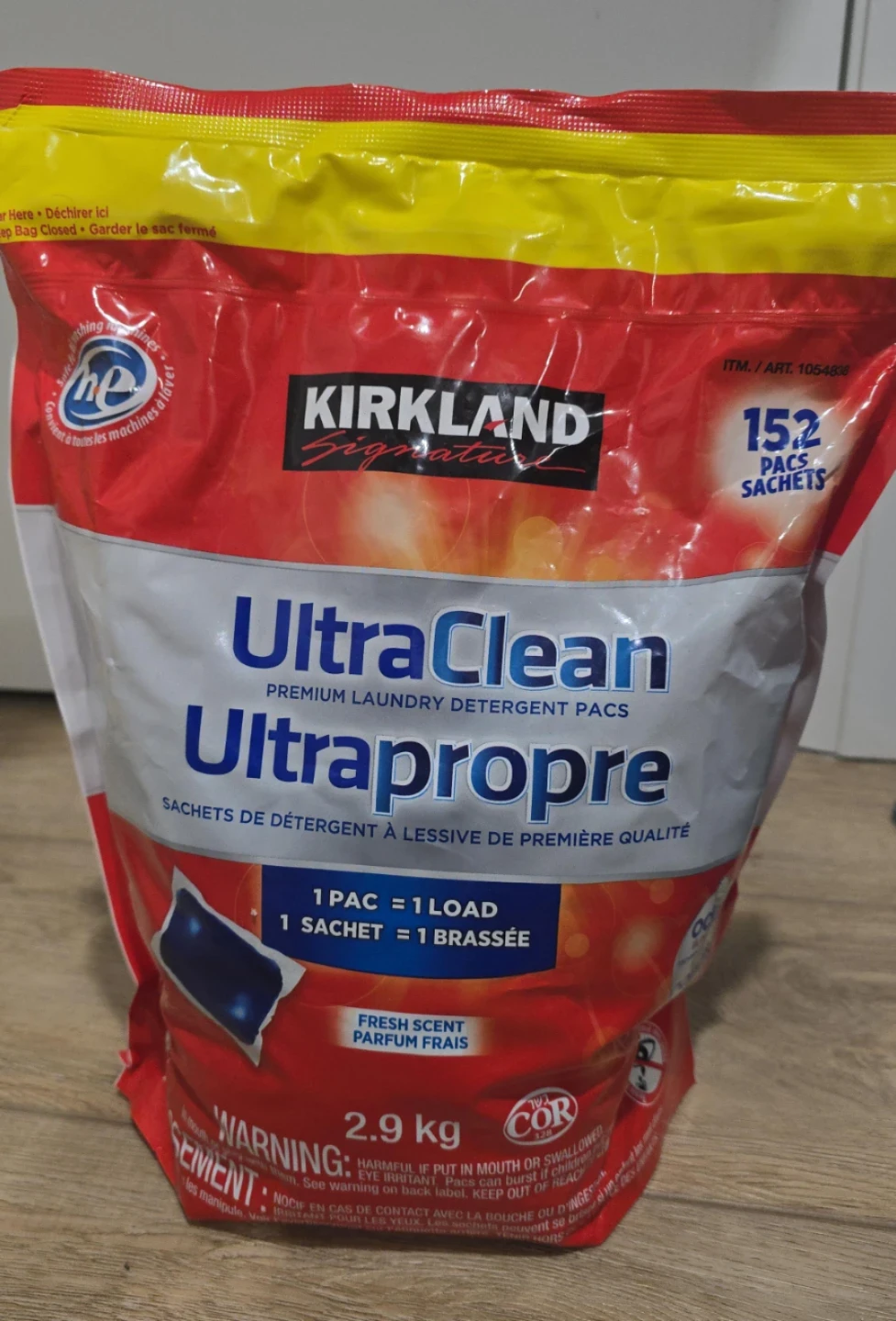 Kirkland Signature UltraClean Laundry Detergent Pacs