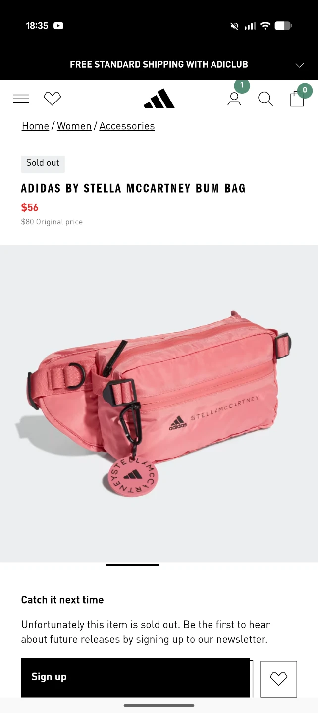 adidas by Stella McCartney Bum Bag
