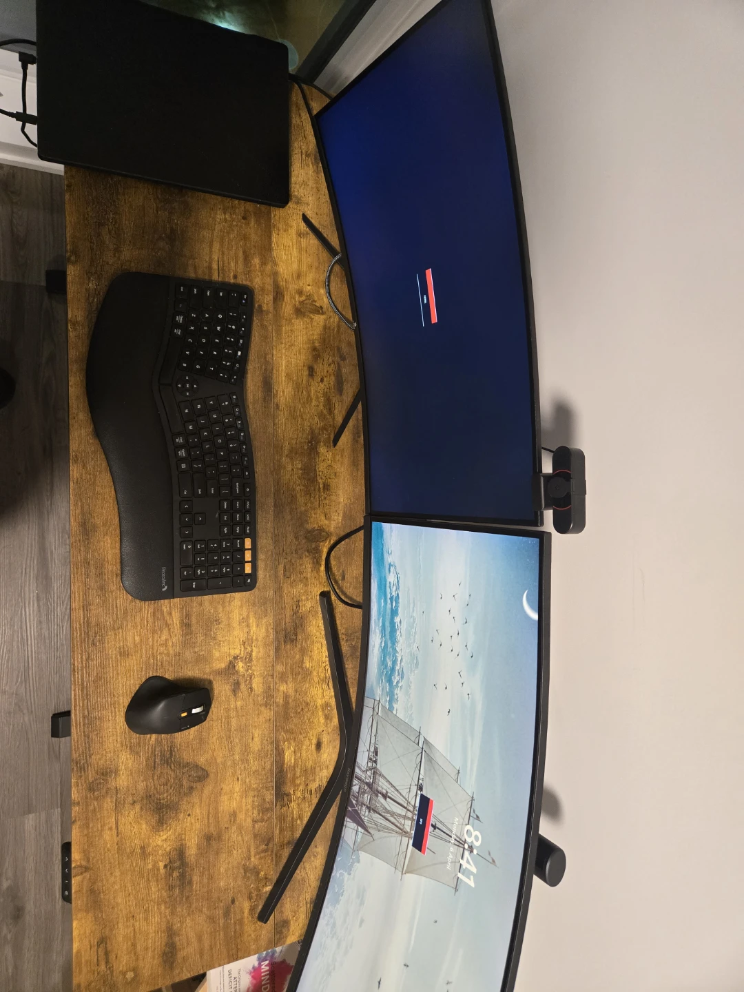 Fezibo® Electric Standing Desk - Rustic Brown - 55 x 24 - photo 4