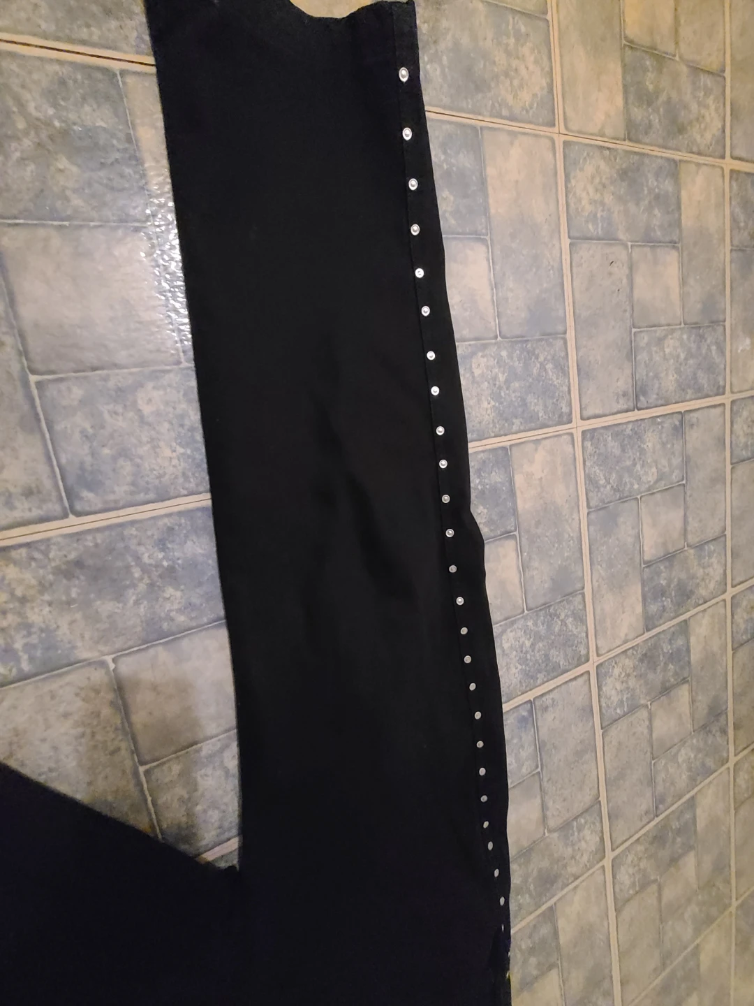 ZABA Black Pants with Stud Detailing - photo 4