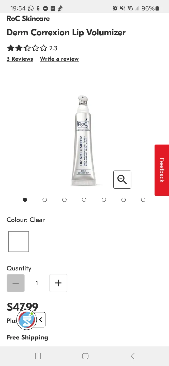 RoC Skincare Derm Correxion Lip Volumizers (Brand New)