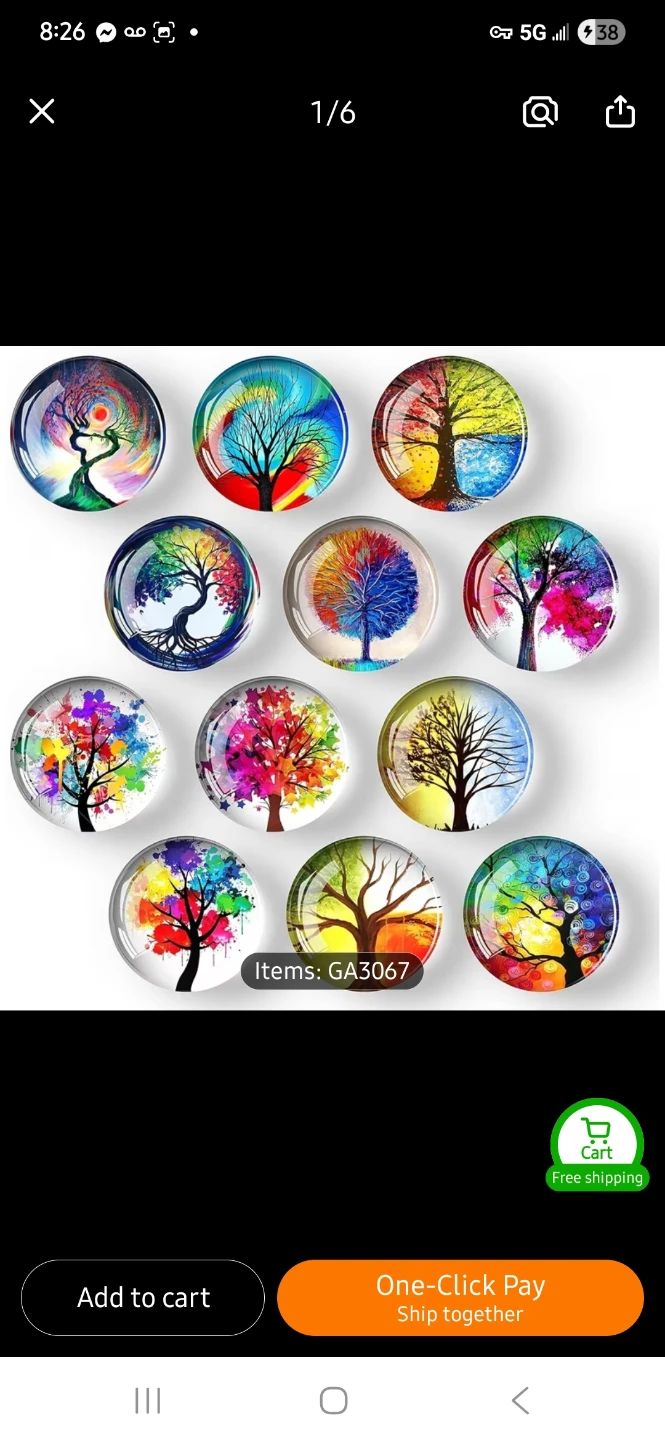 NEW Colorful Tree of Life Magnets - Set of 12 🧲