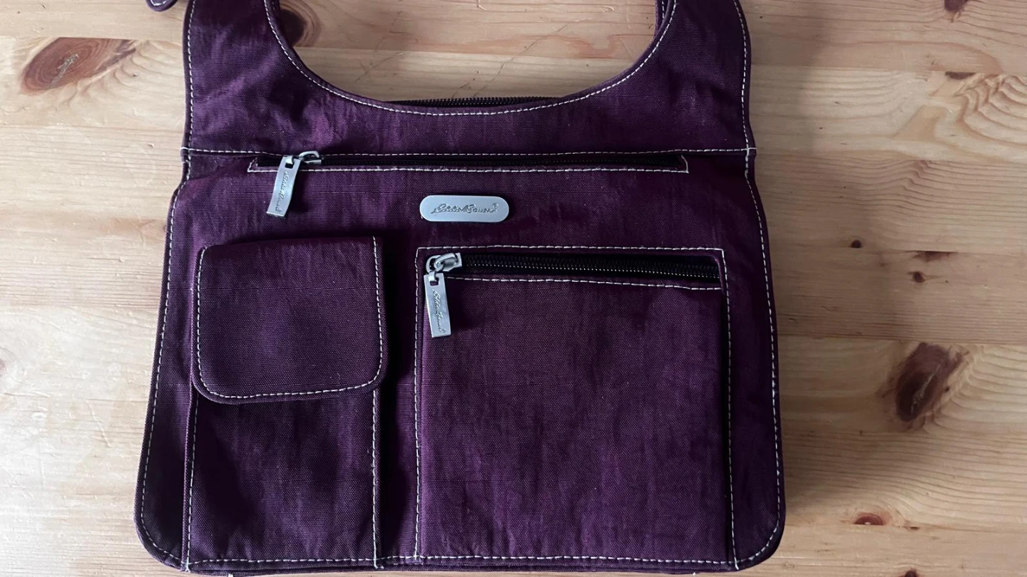Eddie Bauer Plum Shoulder Bag
