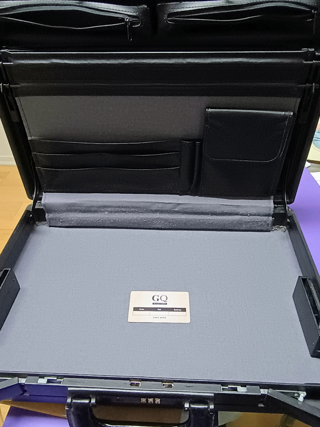 Black Briefcase with Combination Lock
