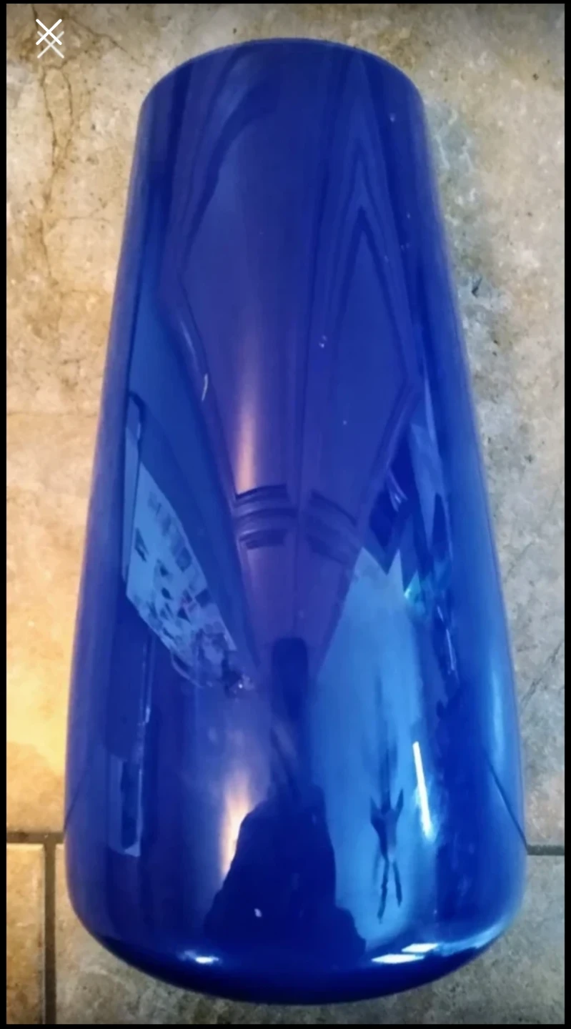 Brand New Large Blue Glass Vase - photo 3