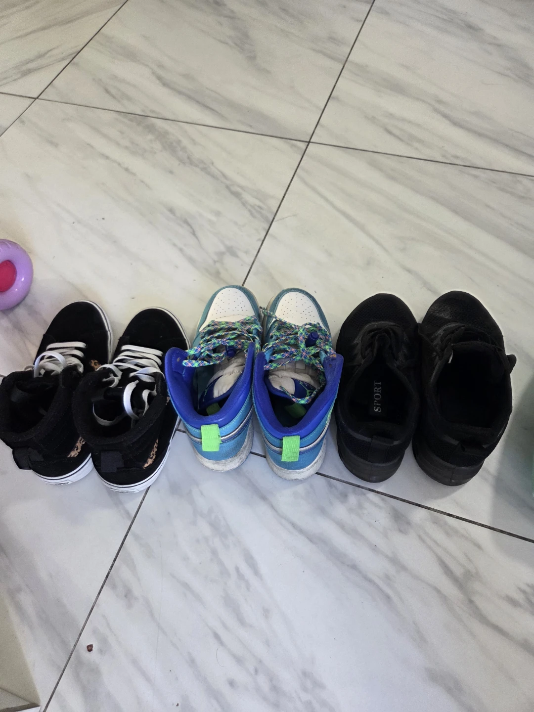 Nike Air Jordan 1, Vans, and Sport Shoes Bundle