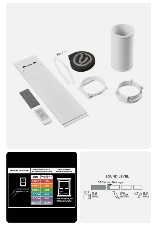 5,000Btu Vissani 3 in 1 PORTABLE AC Unit - photo 3