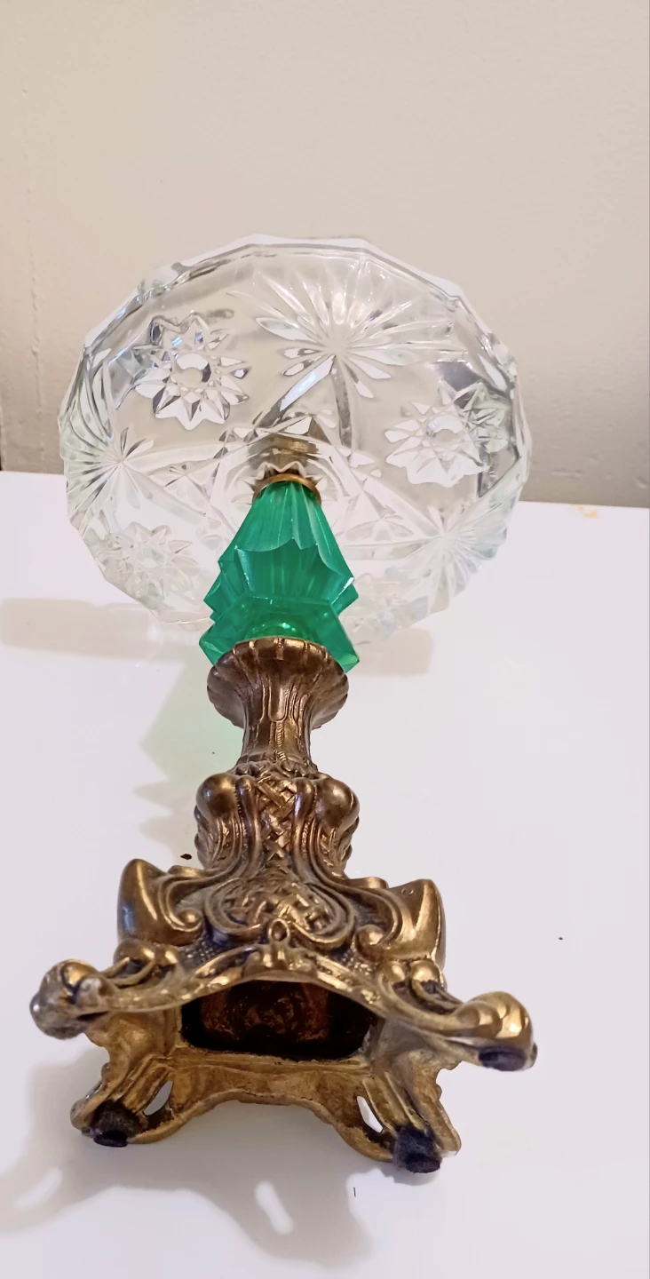 Unique Hollywood Regency Pedestal Ashtray - photo 5