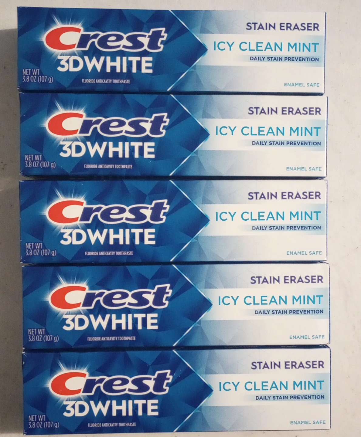 Crest 3D White Stain Eraser Toothpaste - 5 for $15