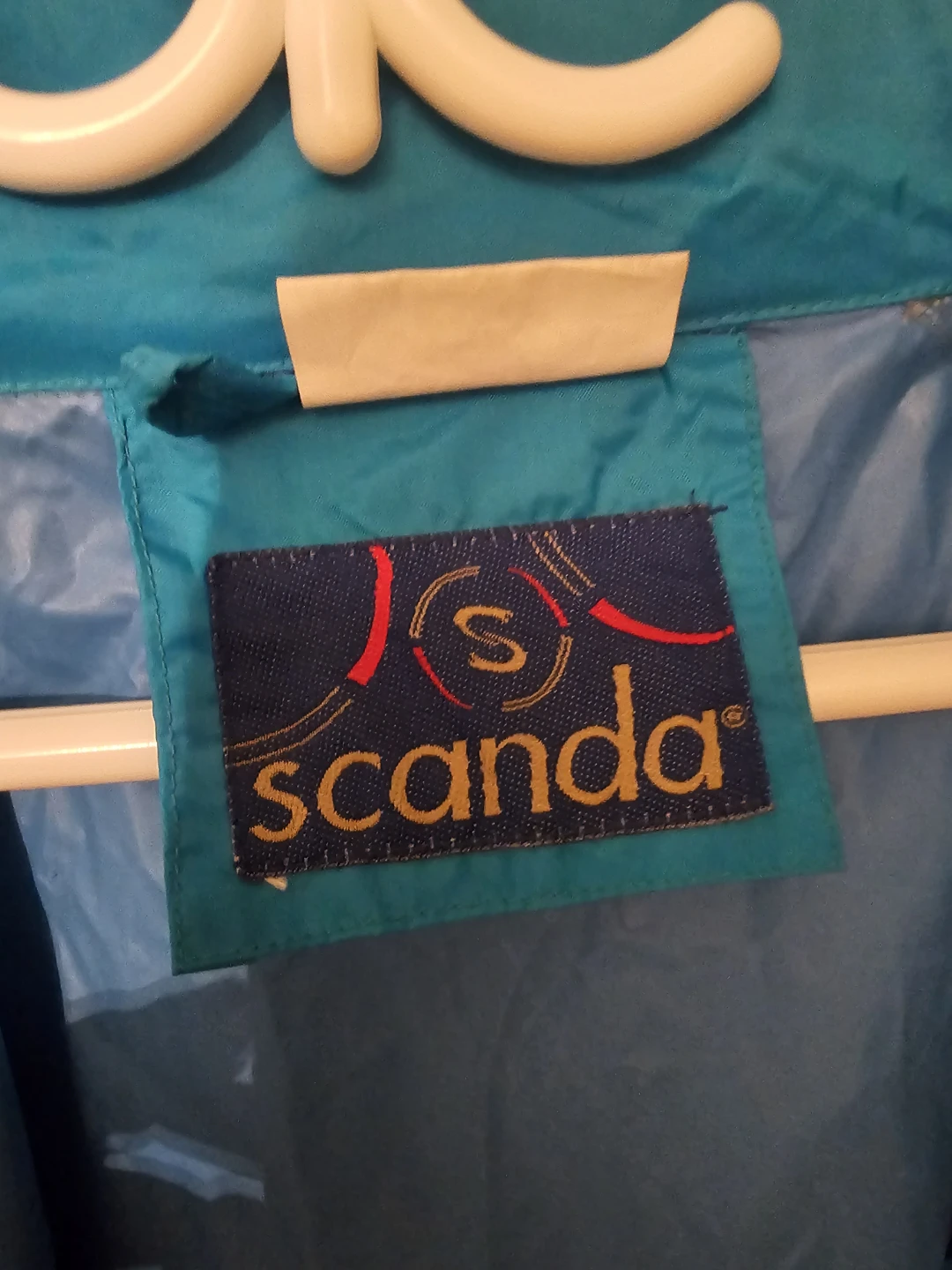 Scanda Blue and Black Windbreaker Jacket Size M - photo 2
