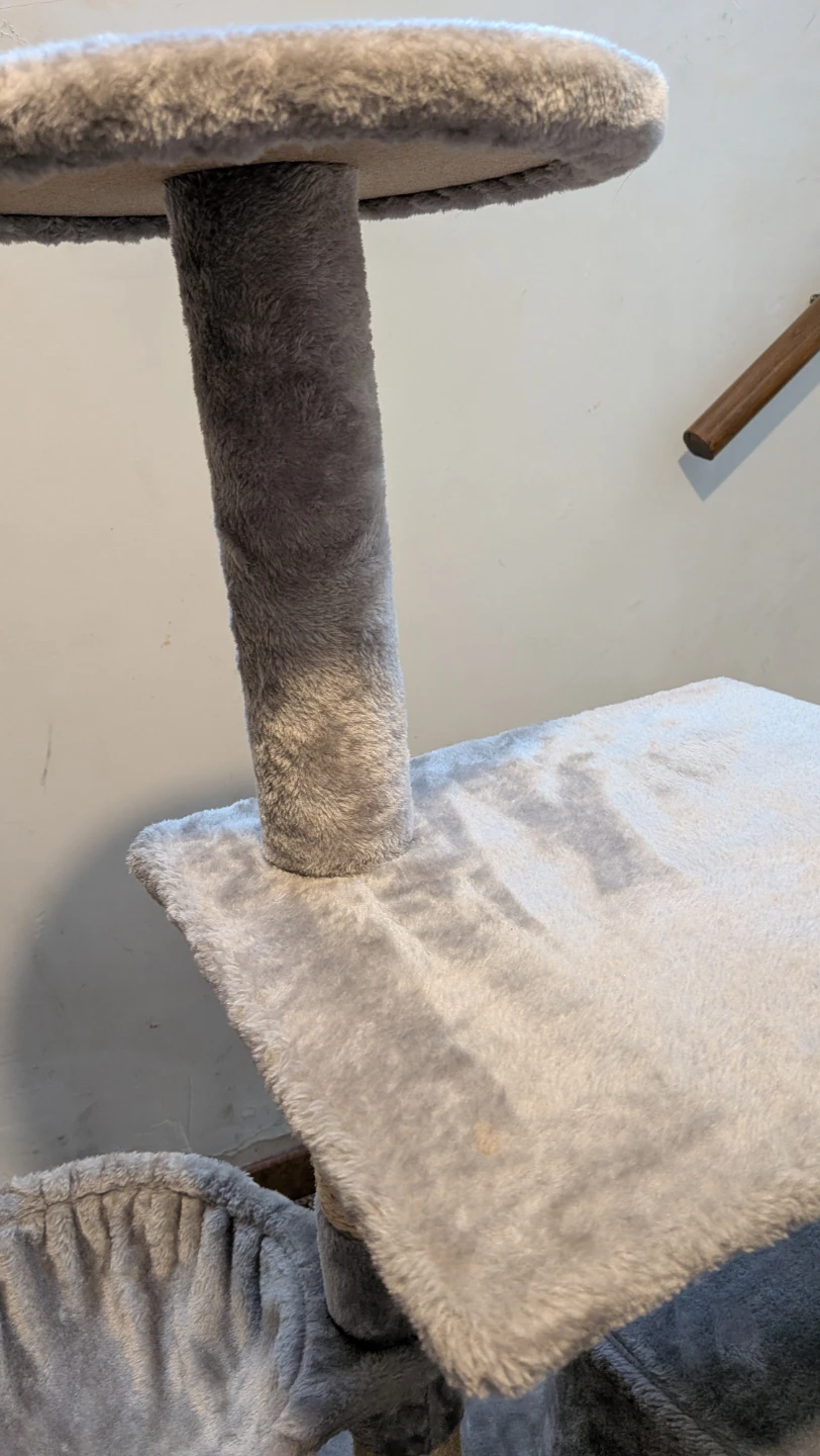 Grey Cat Tree Condo with Hammock and Perches - photo 3