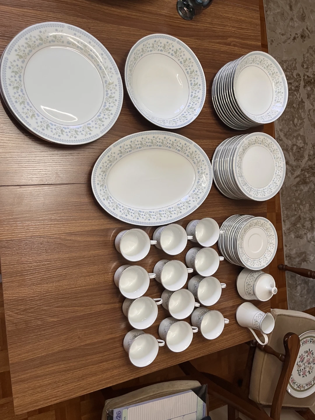 Noritake Floral China Dinnerware Set