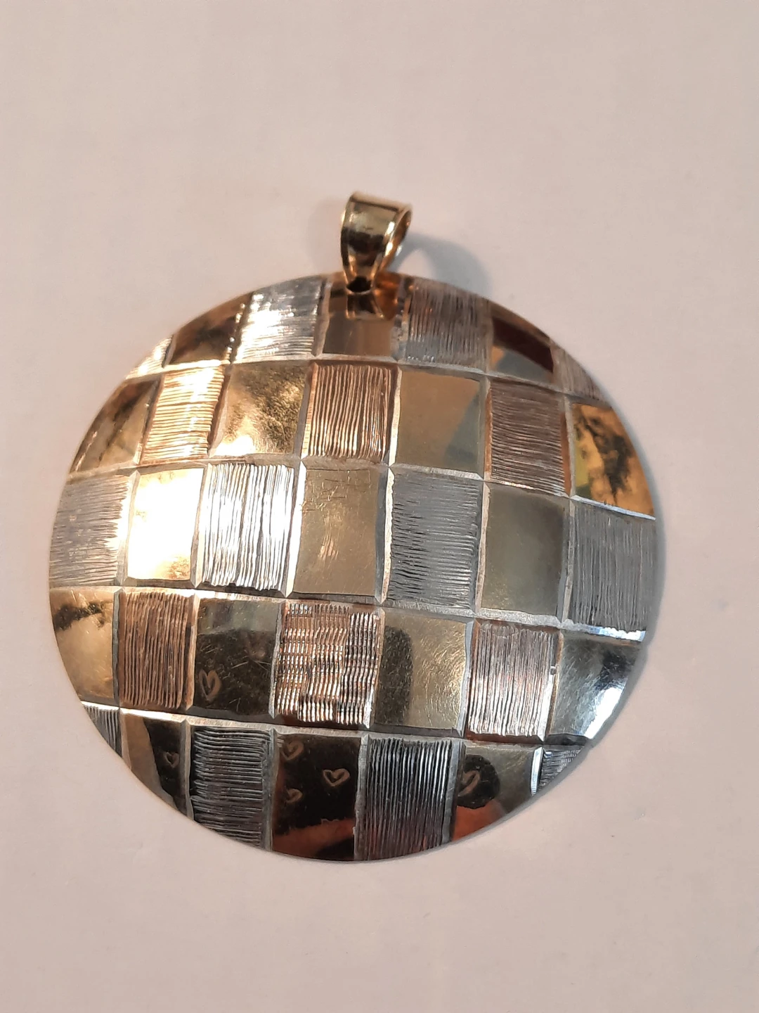 Gold  filled 10k over silver pendant great design