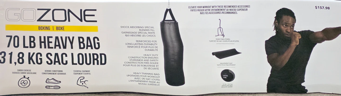 GOZone 70 LB Heavy Bag with Beam Mount - photo 2
