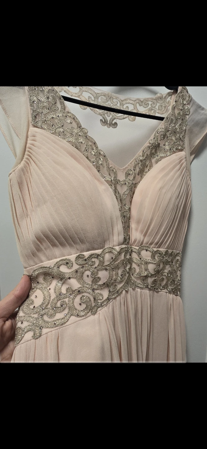 Pink Embellished Maxi Dress Size S - photo 2