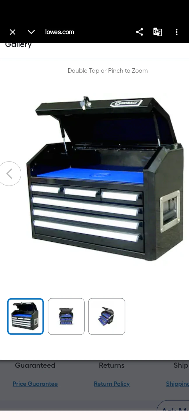 Kobalt 27-in W x 26.7-in H 5-Drawer Steel Tool Chest (Black) - photo 5