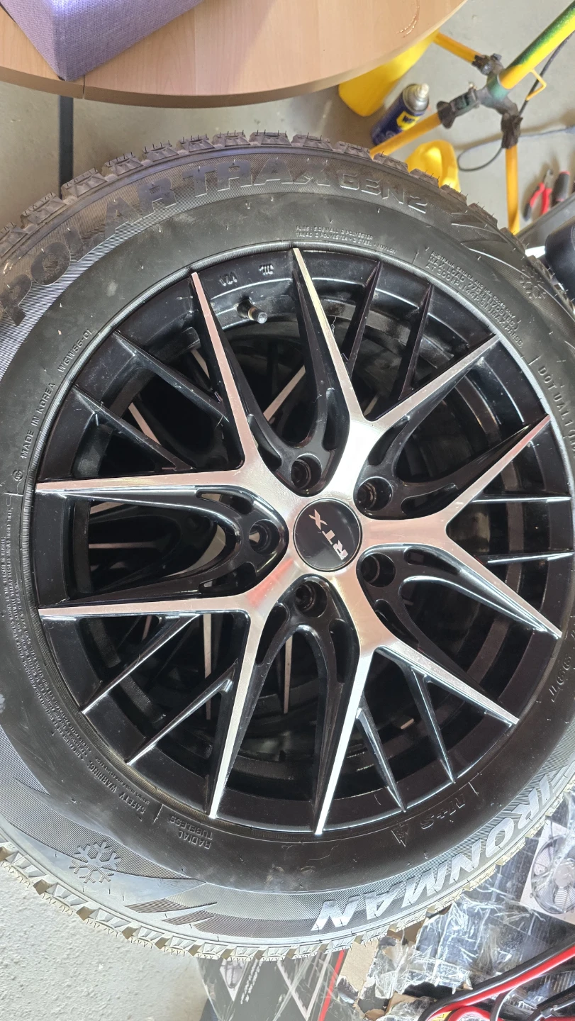 Brand new 17" 5x112 polar Trax gen 2 studied winter tires - photo 2