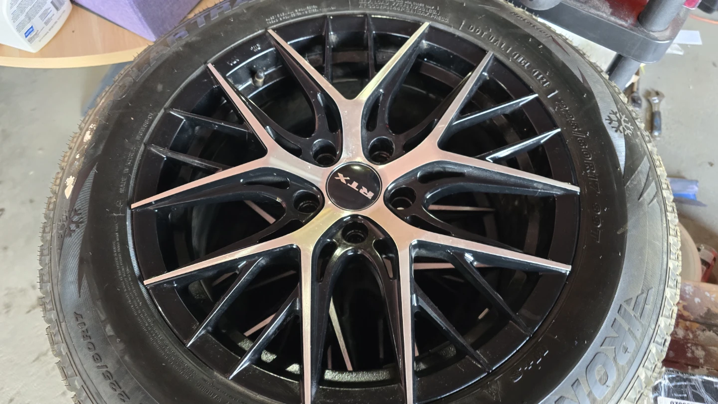 Brand new 17" 5x112 polar Trax gen 2 studied winter tires