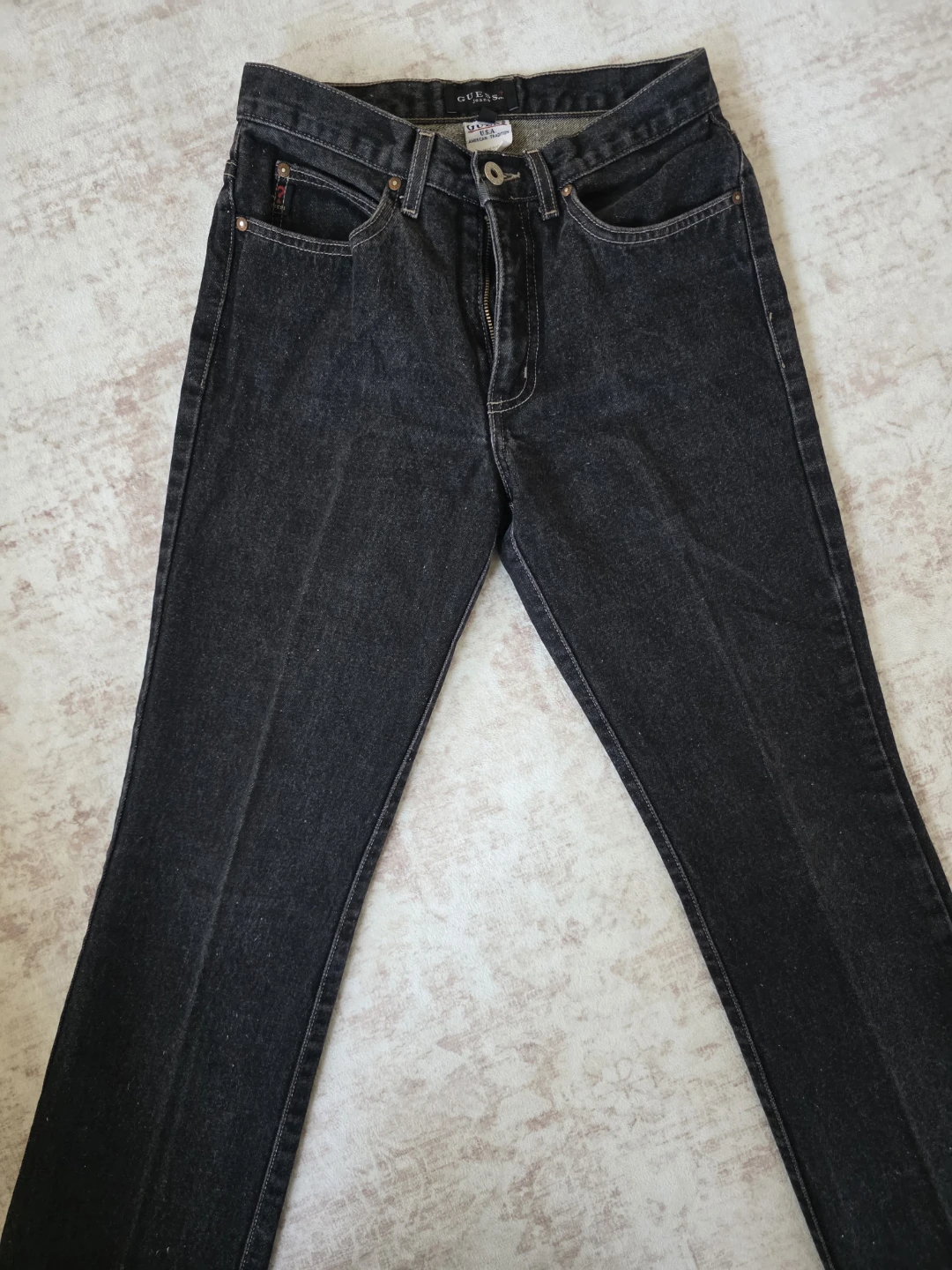 GUESS Jeans Women's Black Denim Bootcut Pants Size 28