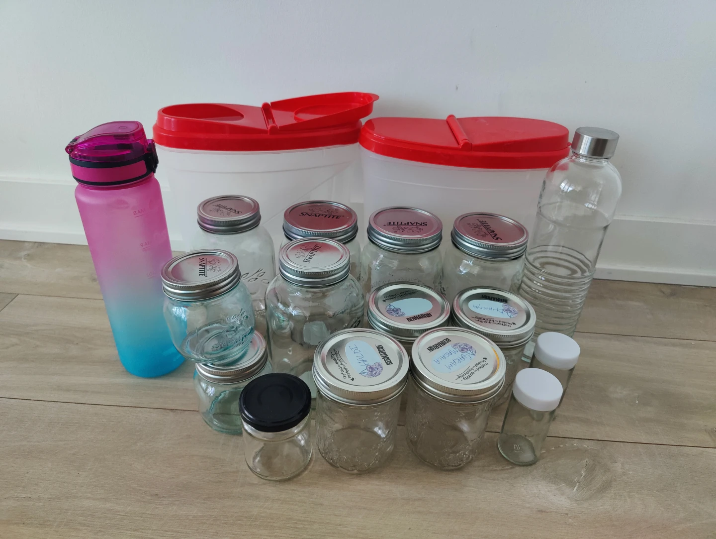 Assorted Storage Containers and Jars