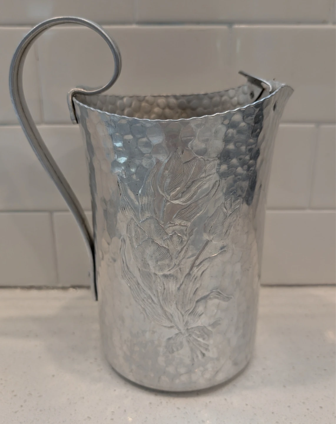 Vintage Forged Aluminum Pitcher